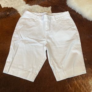 Dockers White Bermuda Shorts